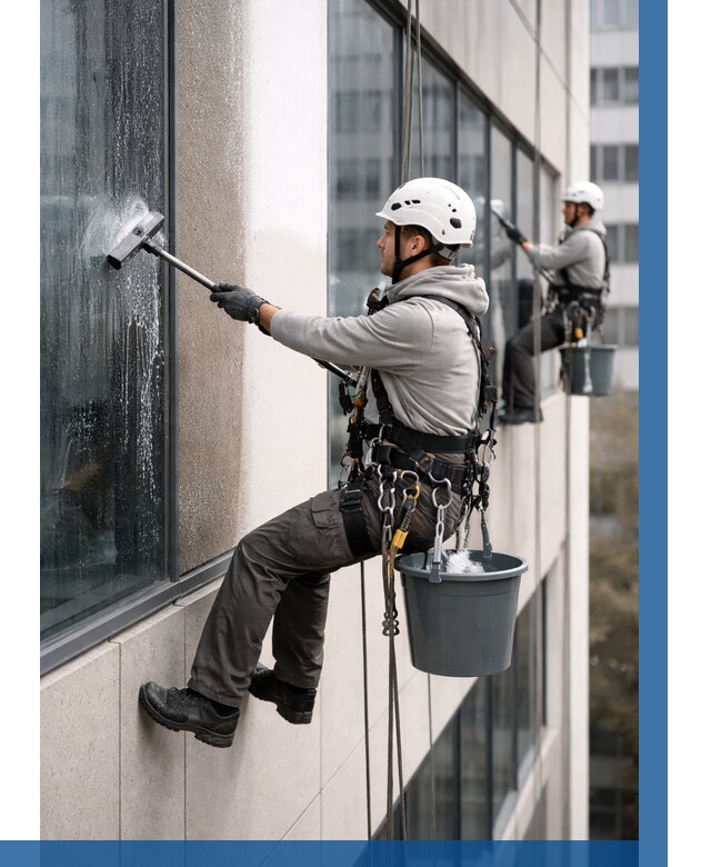 Мойка фасадов зданий в Чернушке под ключ от 355 р. | ВЫСОТНИК-Чрш