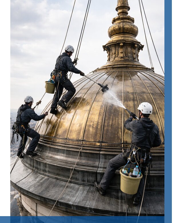 Мойка куполов и шпилей в Чернушке от 8125 р. - заказать | ВЫСОТНИК-Чрш