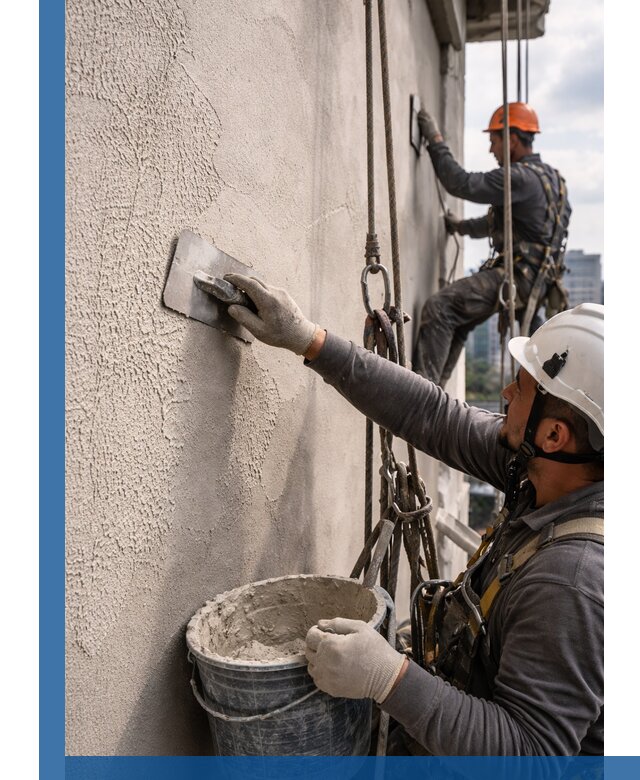 Декоративная штукатурка фасада с утеплением и защитой в Чернушке