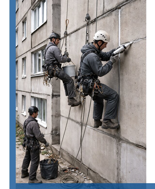 Герметизация межпанельных швов в Чернушке с гарантией герметичности