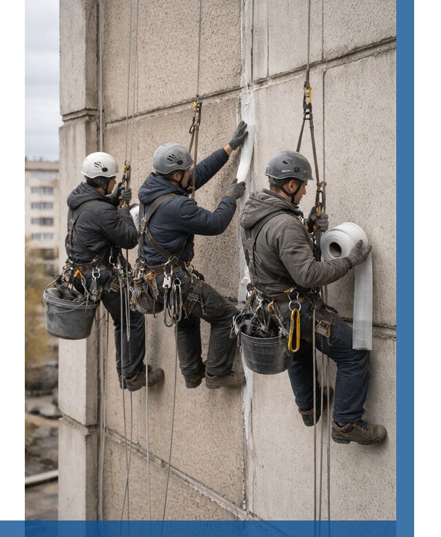 Ремонт межпанельных швов в Чернушке от 762 р. | ВЫСОТНИК-Чрш