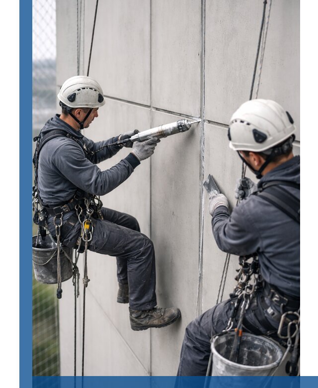 Первичная герметизация швов фасадов и кровель в Чернушке