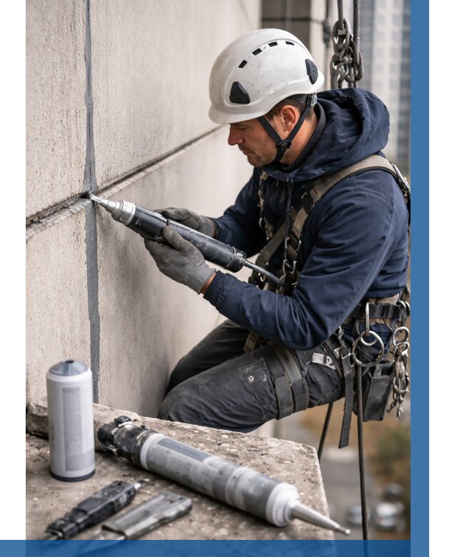 Вторичная герметизация швов в Чернушке от 457 р. | ВЫСОТНИК-Чрш