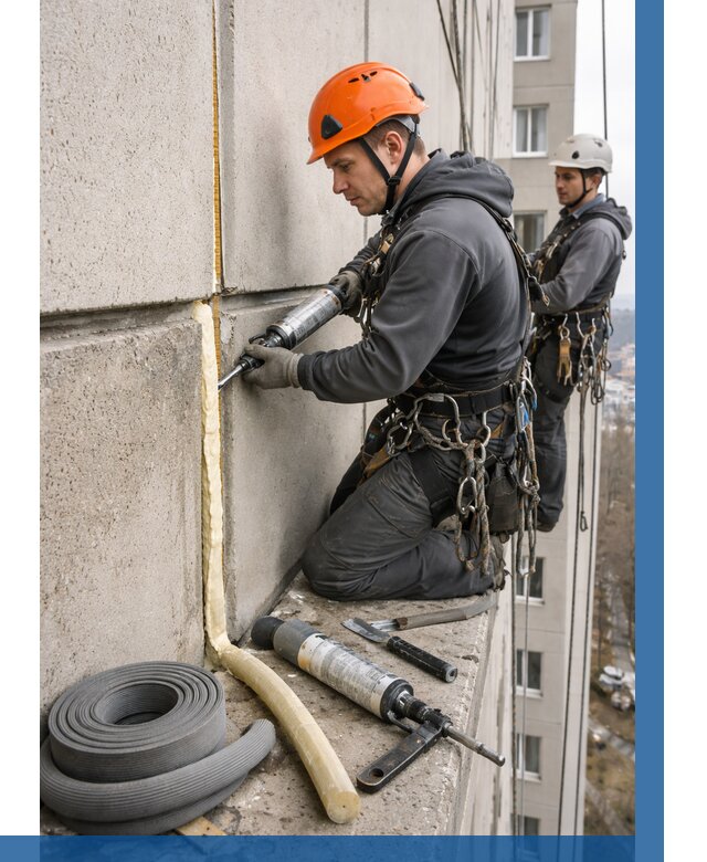 Теплый шов межпанельные швы в Чернушке от 711 р. | ВЫСОТНИК-Чрш