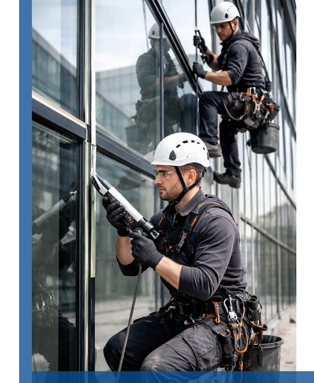 Герметизация витражных швов в Чернушке для зданий и фасадов