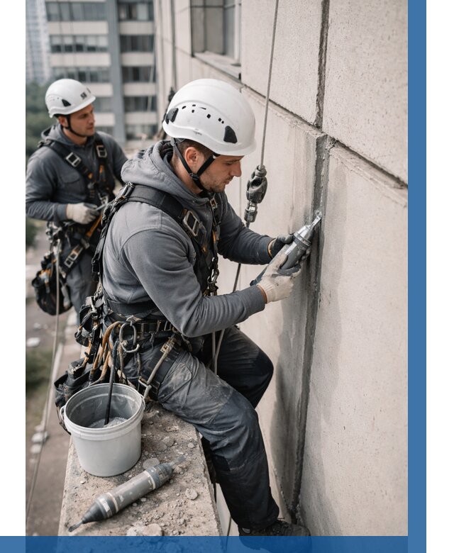 Ремонт деформационных швов здания в Чернушке от 1016 р. | ВЫСОТНИК-Чрш