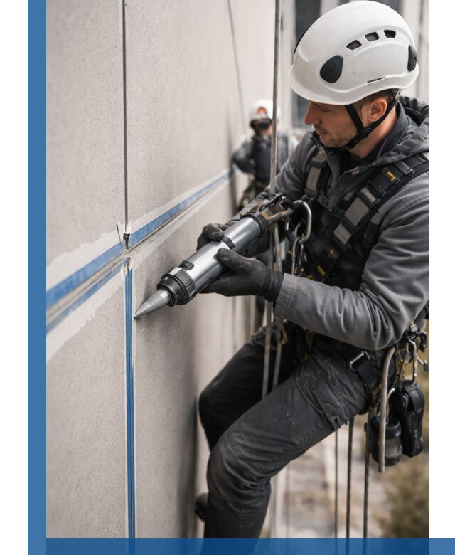 Герметизация стыков фасадных панелей в Чернушке качественно и быстро