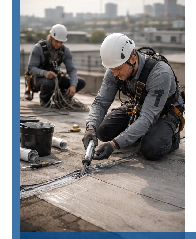 Аварийное и капитальное устранение протечек кровли в Чернушке