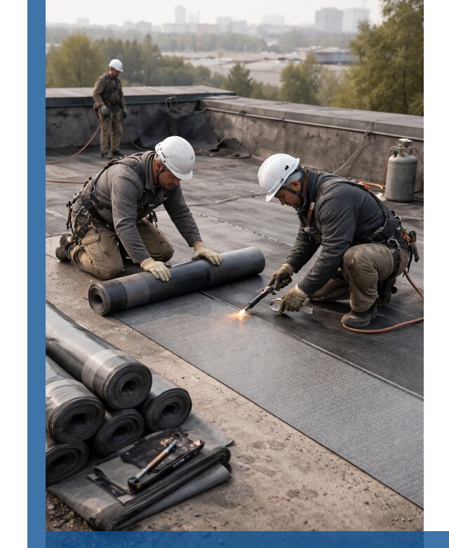 Монтаж мягкой кровли в Чернушке профессионально и надежно