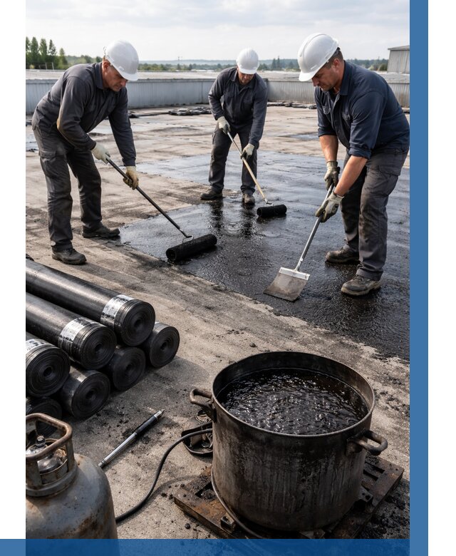 Гидроизоляция кровли мастикой в Чернушке от 609 р. | ВЫСОТНИК-Чрш