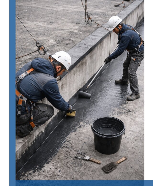 Гидроизоляция кровли жидкой резиной профессионально в Чернушке