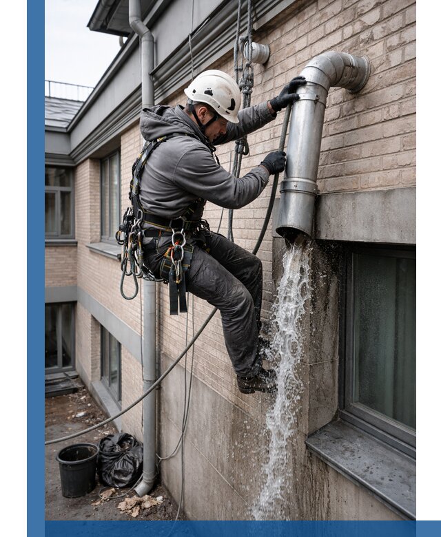 Профессиональная прочистка водосточных труб в Чернушке с гарантией