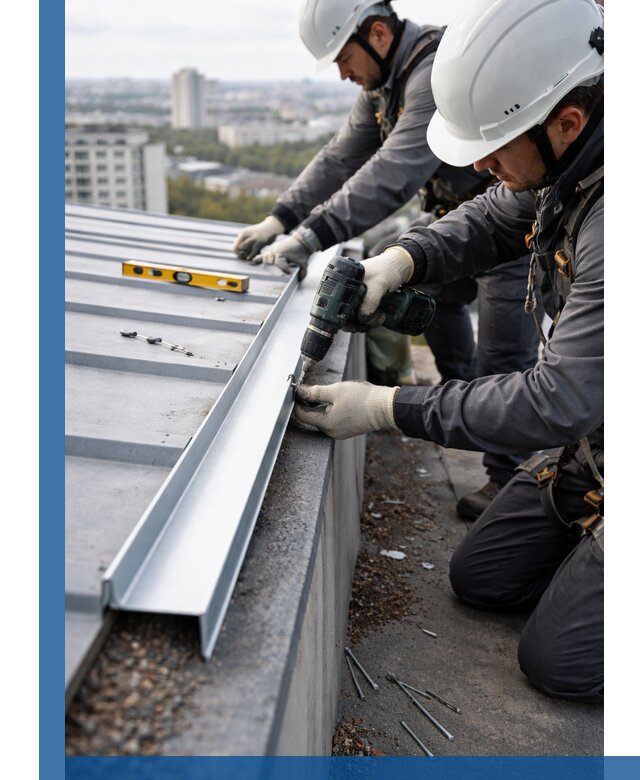 Монтаж капельника на кровле в Чернушке с гарантией качества