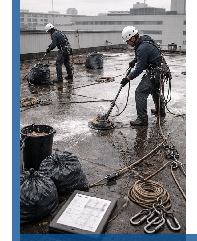 Плановая очистка кровли по графику в Чернушке для безопасности