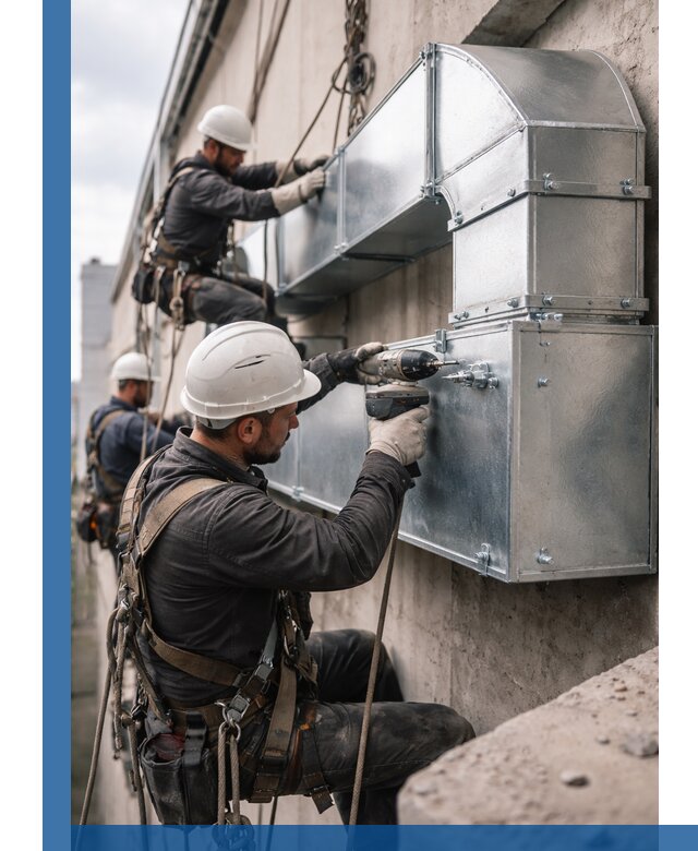 Профессиональный монтаж вентиляционных коробов в Чернушке под ключ