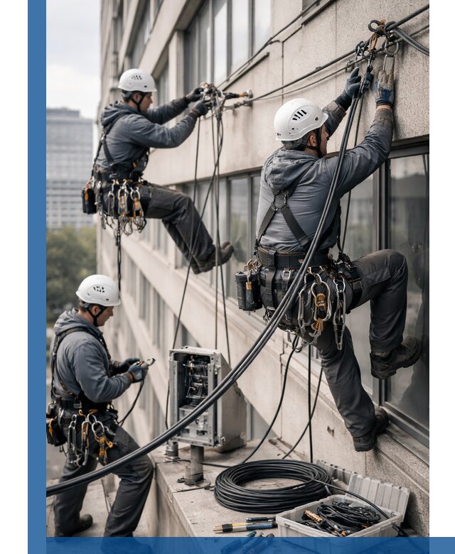 Прокладка оптоволоконного кабеля в Чернушке под ключ с тестированием