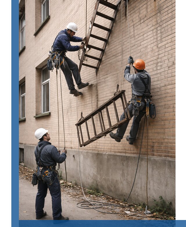 Демонтаж пожарной лестницы в Чернушке быстро и безопасно