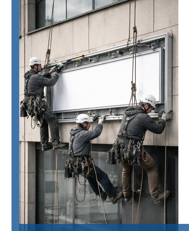 Профессиональный монтаж светового короба под ключ в Чернушке