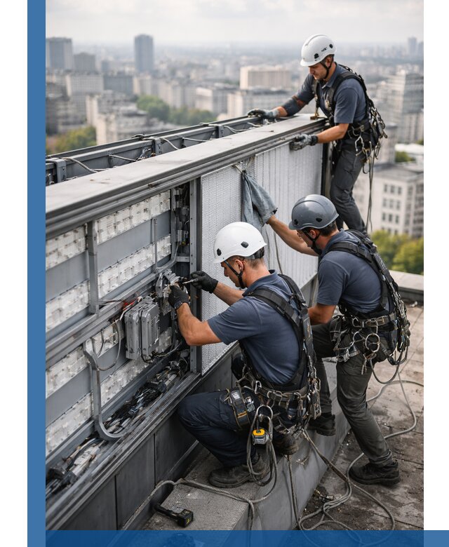 Профессиональное обслуживание крышной рекламы в Чернушке под ключ