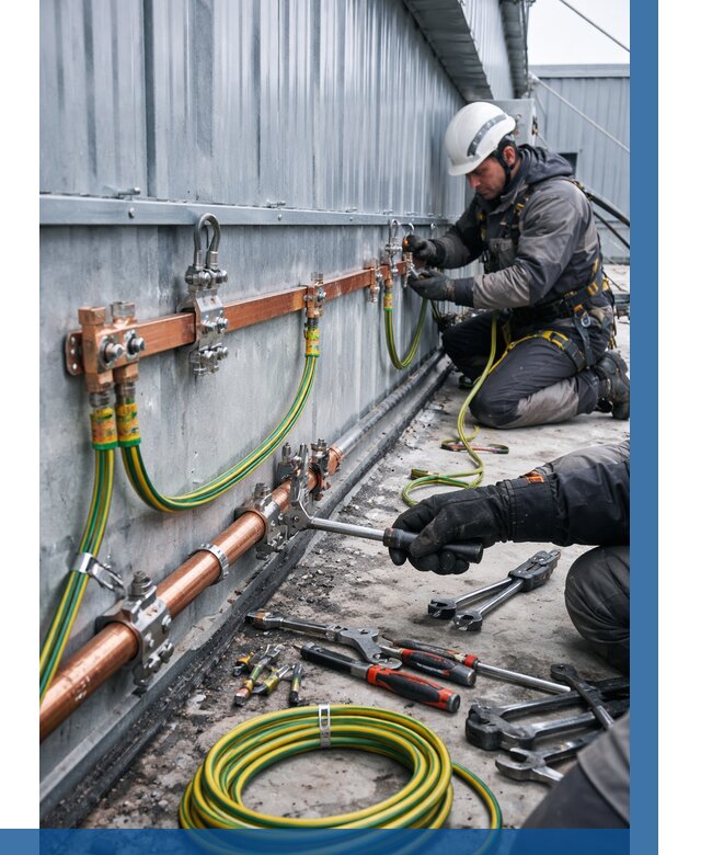 Монтаж заземления здания в Чернушке от 25390 р. | ВЫСОТНИК-Чрш