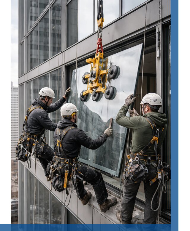 Фасадное остекление зданий под ключ в Чернушке от 10156 р. | ВЫСОТНИК-Чрш