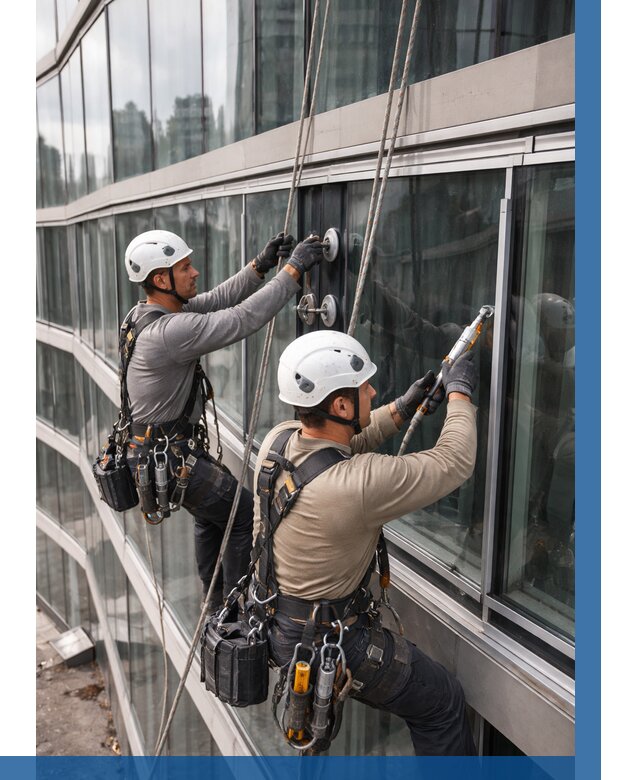 Радиусное остекление фасада в Чернушке от 12187 р. | ВЫСОТНИК-Чрш