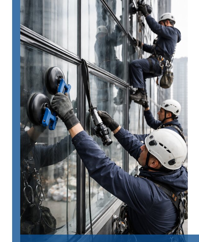 Радиусное остекление фасадов под ключ в Чернушке с гарантиями