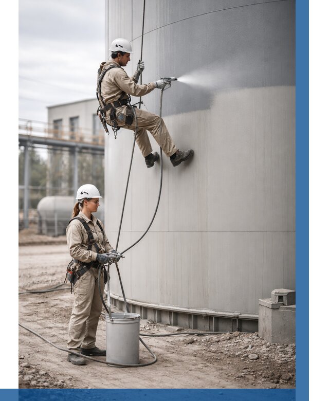 Покраска резервуаров в Чернушке от 1219 р. | ВЫСОТНИК-Чрш — заказать