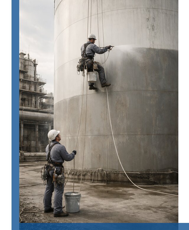 Покраска стальных резервуаров и емкостей в Чернушке профессионально