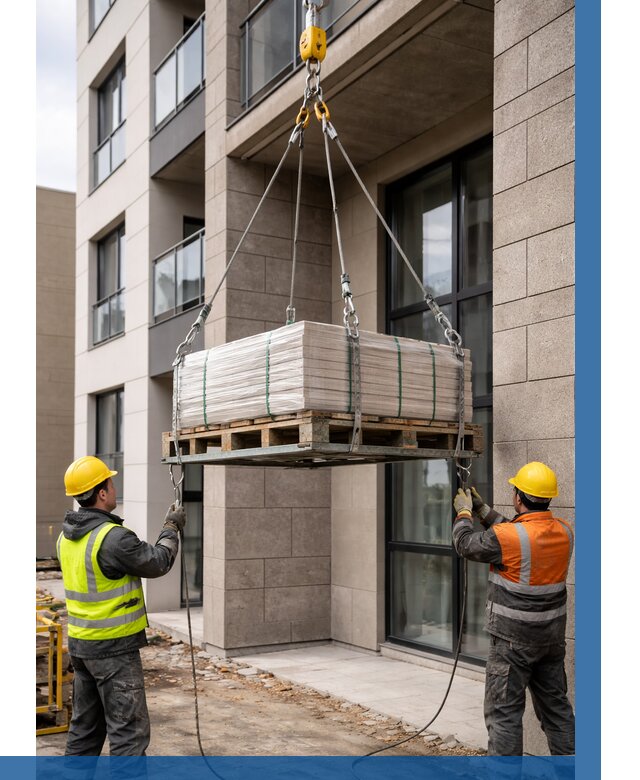 Подъем керамогранита на этаж в Чернушке от 3555 р. | ВЫСОТНИК-Чрш