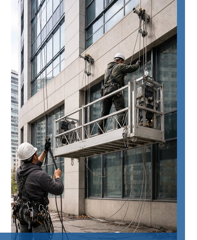 Монтаж и подъем фасадной люльки в Чернушке от 12187 р. | ВЫСОТНИК-Чрш