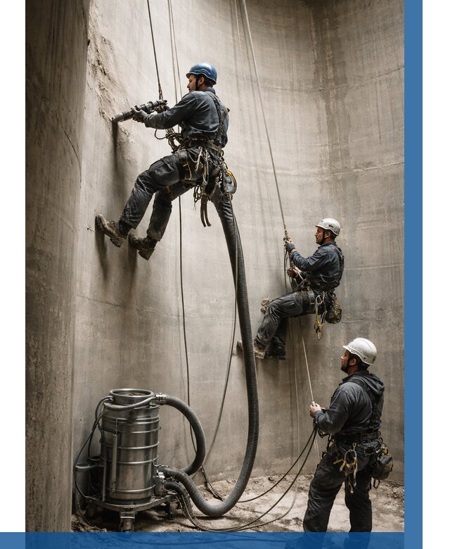 Зачистка силосов в Чернушке от 4570 р. Договор и смета ВЫСОТНИК-Чрш