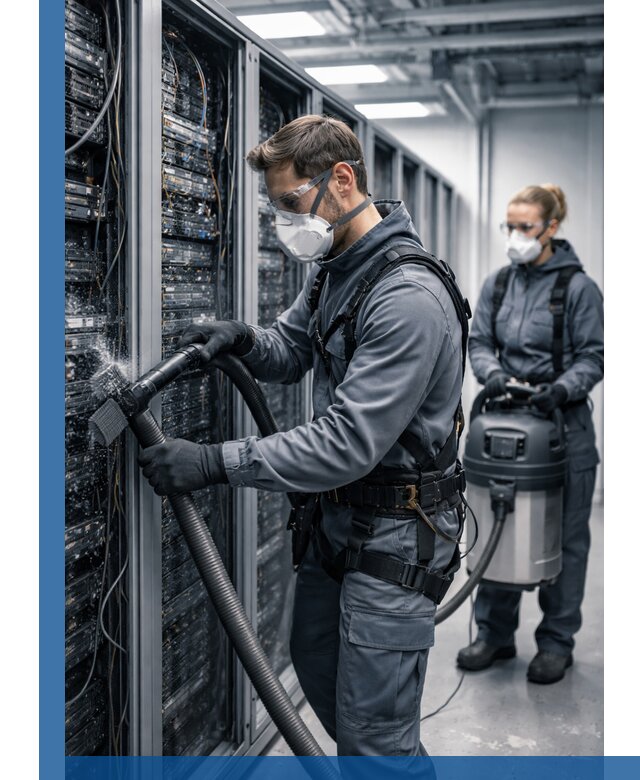 Обеспыливание серверной комнаты в Чернушке, профессиональная очистка