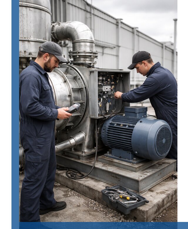 Техническое обслуживание промышленного оборудования в Чернушке