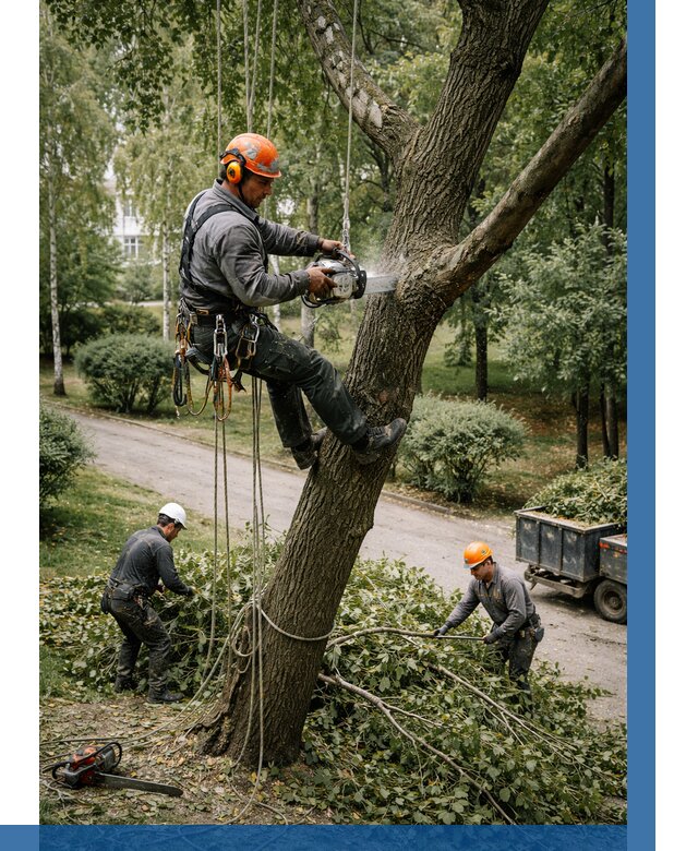 Кронирование деревьев в Чернушке от 6601 р. | ВЫСОТНИК-Чрш