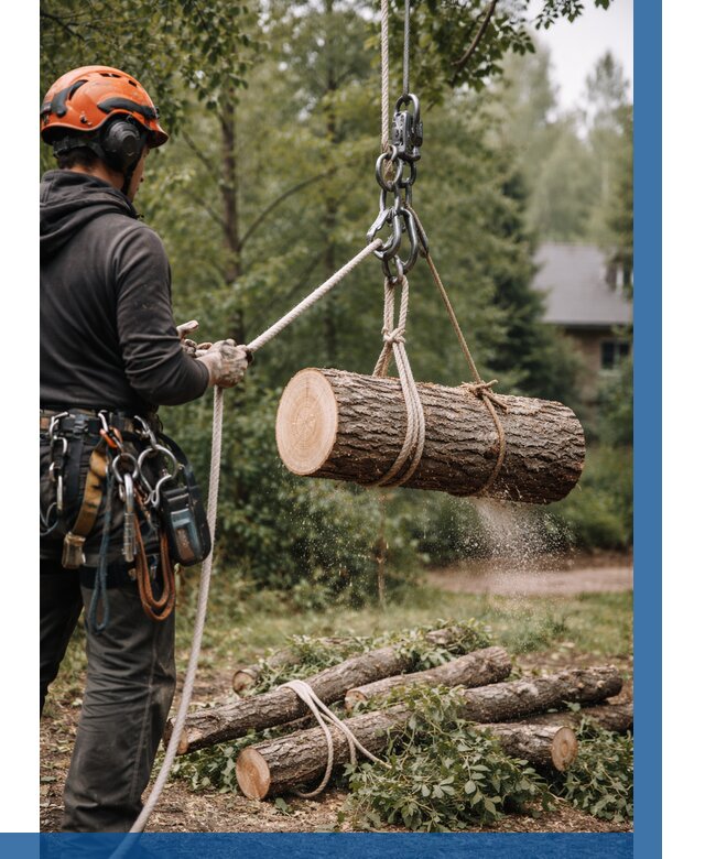 Валка деревьев частями в Чернушке от 7617 р. | ВЫСОТНИК-Чрш