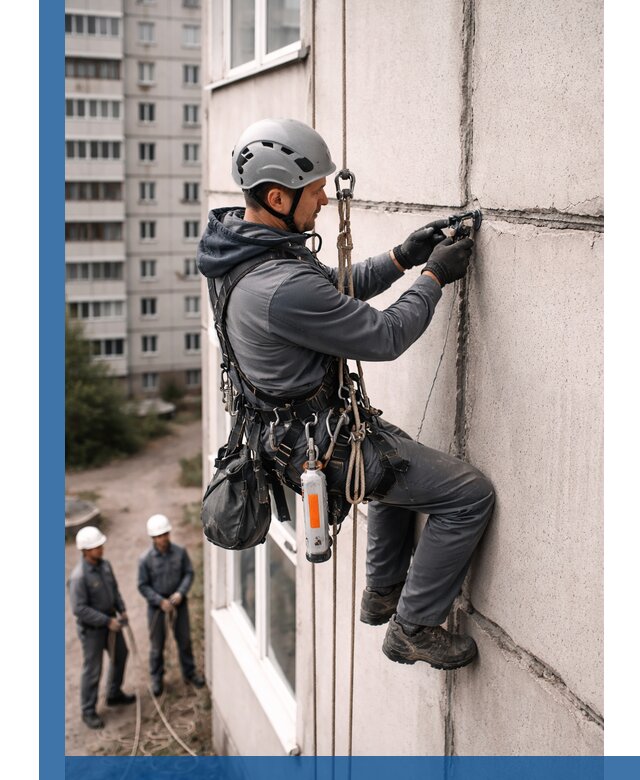 Обследование межпанельных швов и герметизация в Чернушке